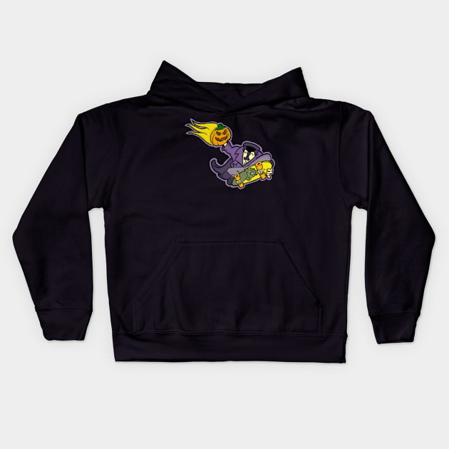 Shreadless Horseman Kids Hoodie by PrettyGoodPosters